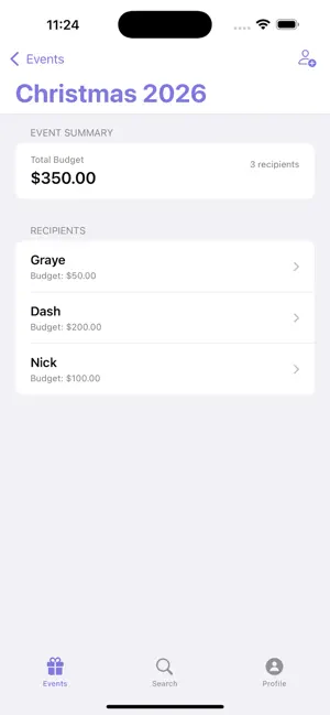 Unwrap: Gift Tracker screenshot 3