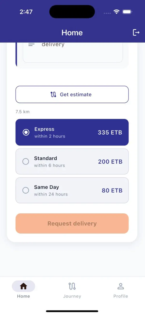 Screenshot #2 pour Negadras Express Delivery
