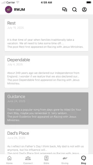 Racing with Jesus Ministries screenshot 3