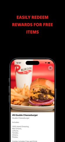 R Burgers iPhone screenshot