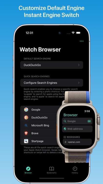 Browser for Watch