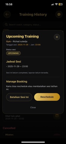 MyCoach ID screenshot