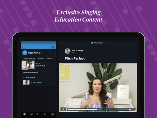 Tara Simon Studios iPad screenshot 1 - Music app