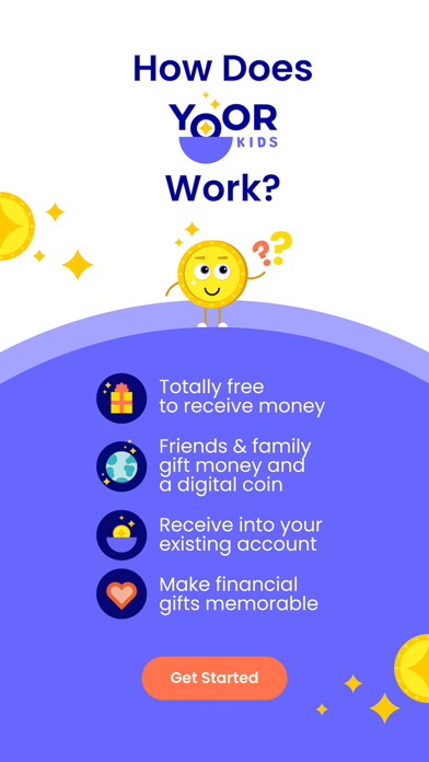 YoorKids: Gift to kids savings iPhone screenshot 4 - Finance app