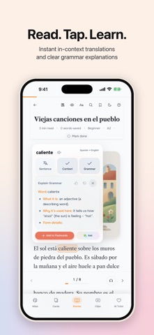 Stories - Language Learning Screenshot 2 of 10