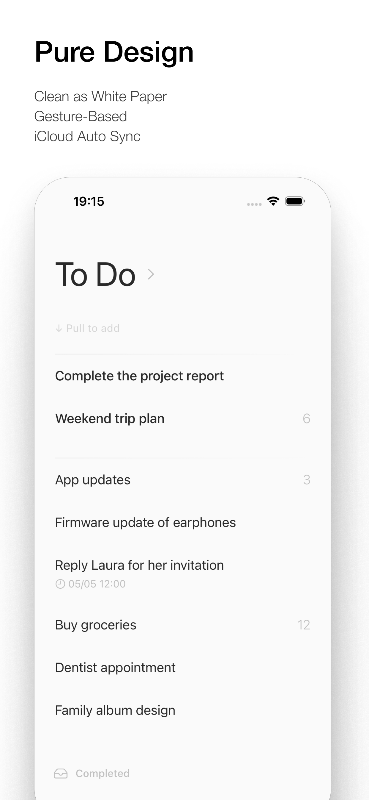 Pure To Do: Quick Notes