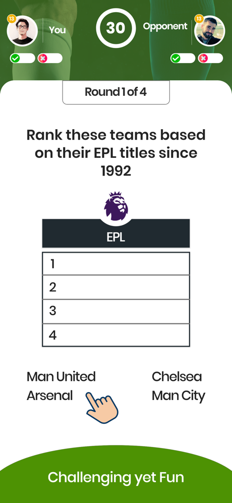 Footy Brains: Football Quiz screenshot 4