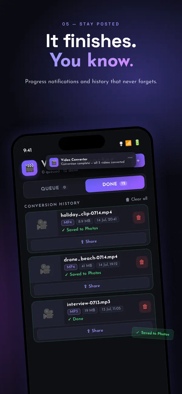 Screenshot #1 pour Just a Simple Video Converter
