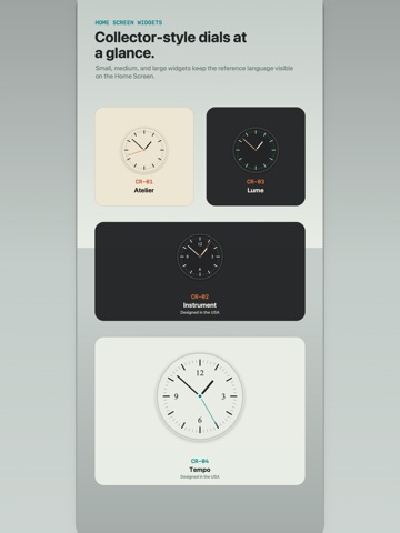 CROWNRIFT - Analog Clock iPad screenshot
