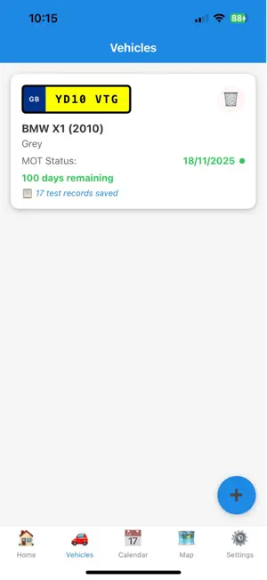 MoT Track Check screenshot 1