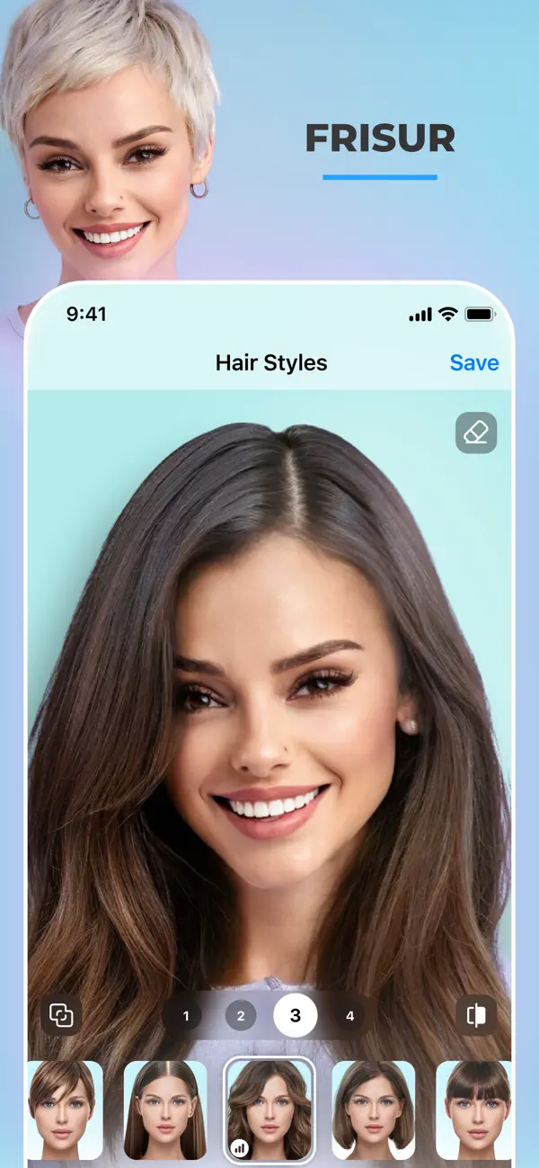 FaceApp: Gesichtsbearbeitung iPhone App Screenshot 2 – Foto & Video