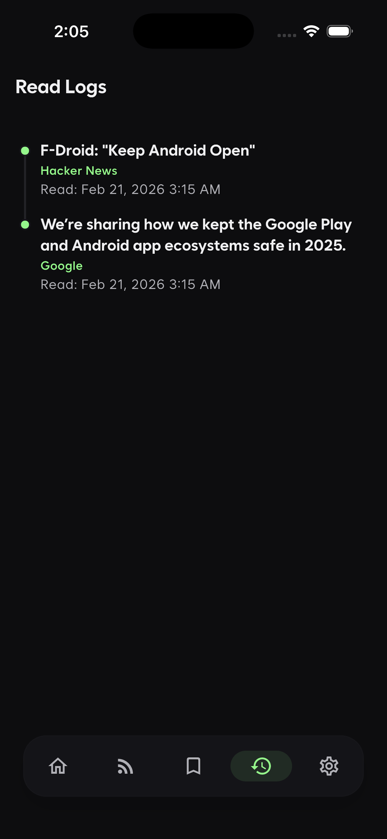 Curora: AI RSS Feed Reader screenshot 4