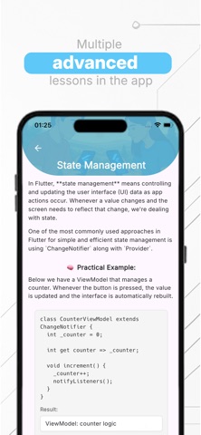 Learn Flutter App screenshot