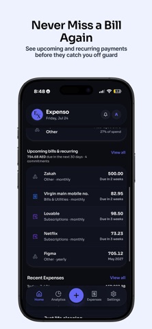 Expenso Tracker screenshot