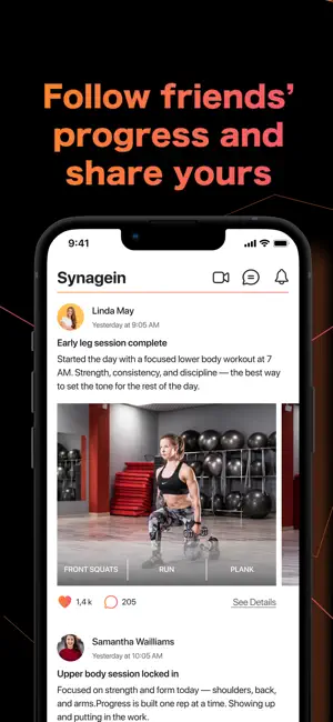Synagein: Live Social Fitness screenshot 4