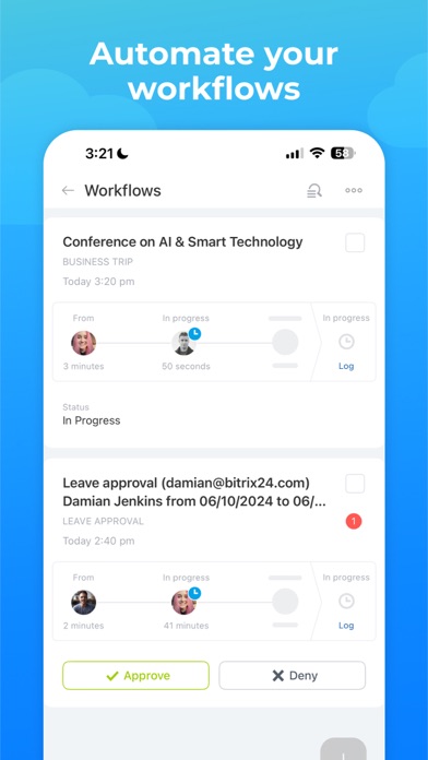 Bitrix24 iPhone screenshot 8 - Business app