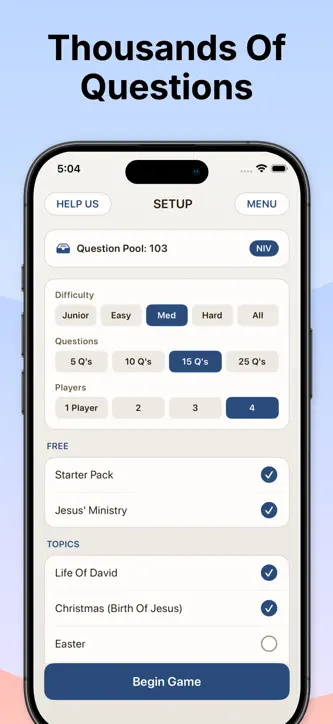 Bible Trivia - Christian Game screenshot 3