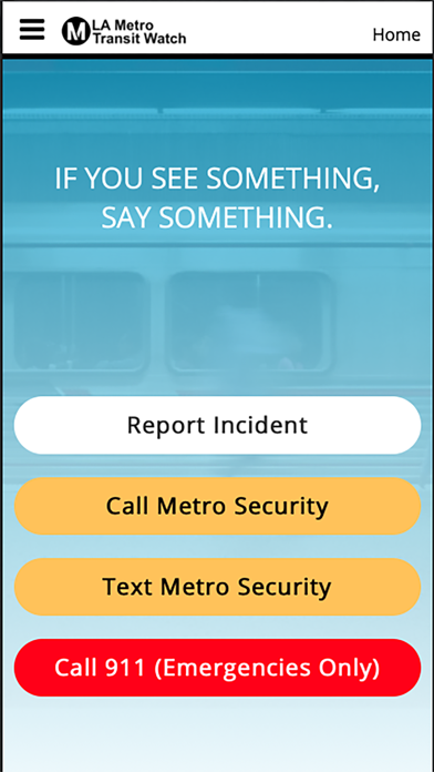LA Metro Transit Watch Screenshot