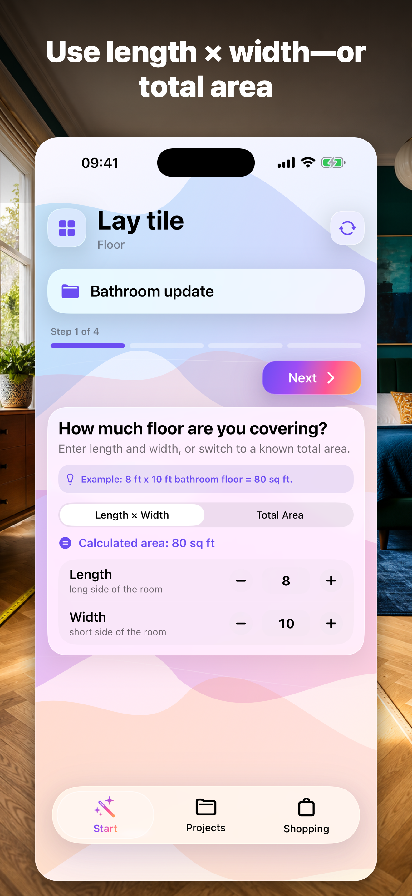 FixCalc: Home Project Planner screenshot 3