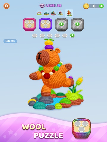 Yarn Fever! Unravel Puzzle iPad screenshot