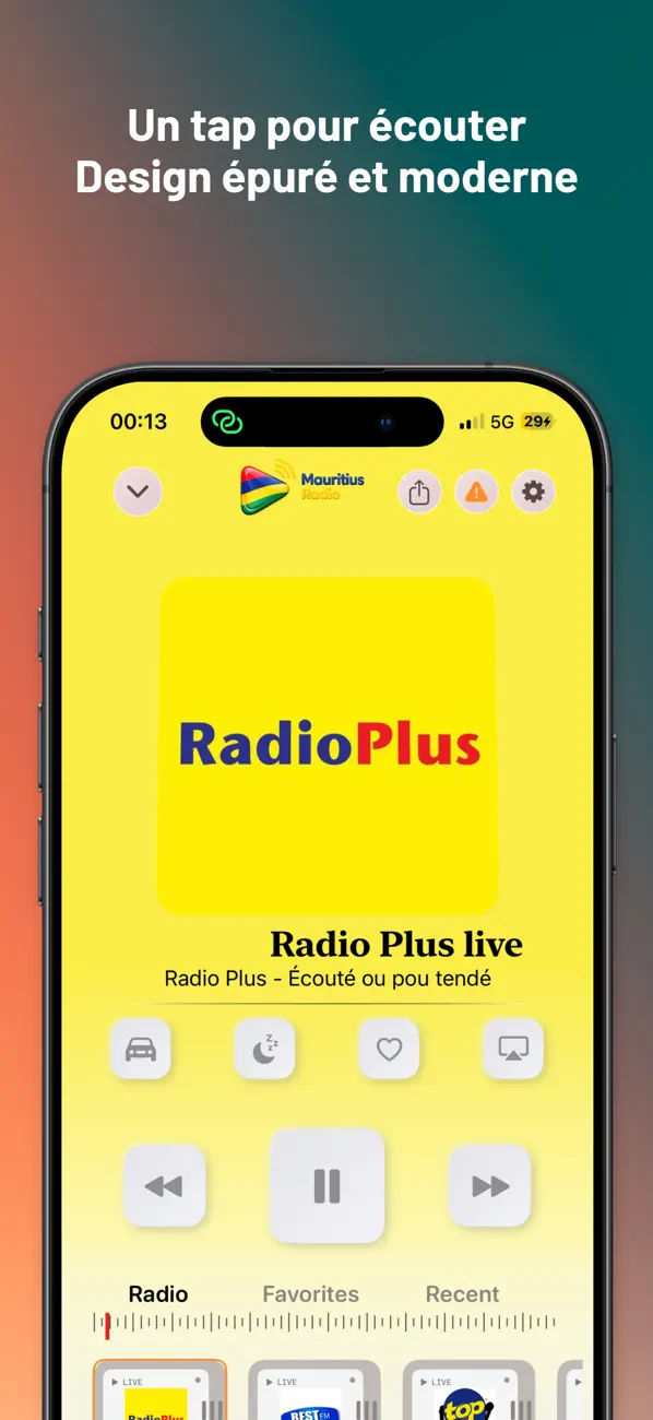 Screenshot #3 pour Radio Maurice – live FM