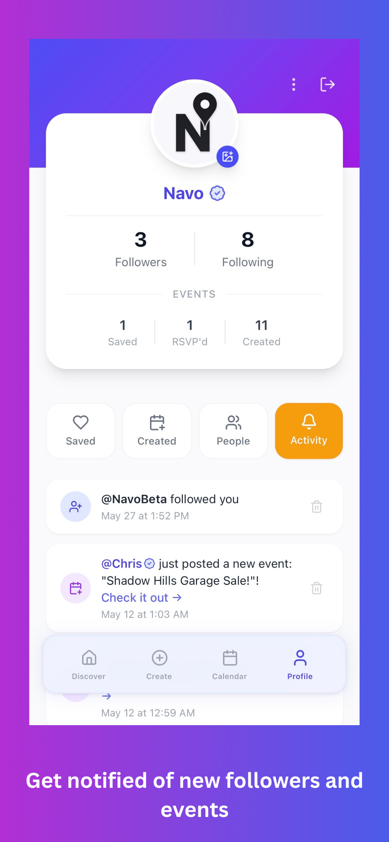 Navo Events screenshot 4