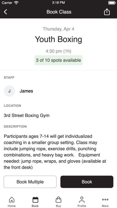 3rd Street Boxing Gym Screenshot 3 - AppWisp.com 3rd Street Boxing Gym Screenshot 3 - AppWisp.com
