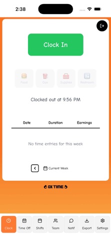 Ox Time screenshot