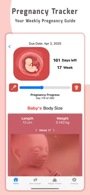 Pregnancy Tracker by Avelisse screenshot 1
