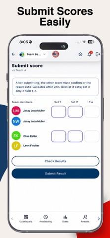 Helvetic Padel screenshot