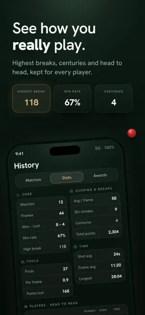 Snooker Scoreboard: Baizo screenshot 4