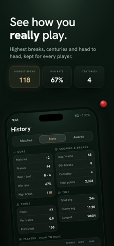 Snooker Scoreboard: Baizo Screenshot 4 of 8
