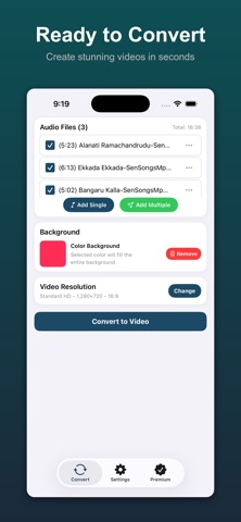 Audio to Video Converter Easy screenshot
