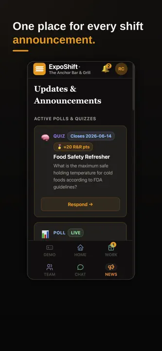 ExpoShift: Restaurant Shifts screenshot 7