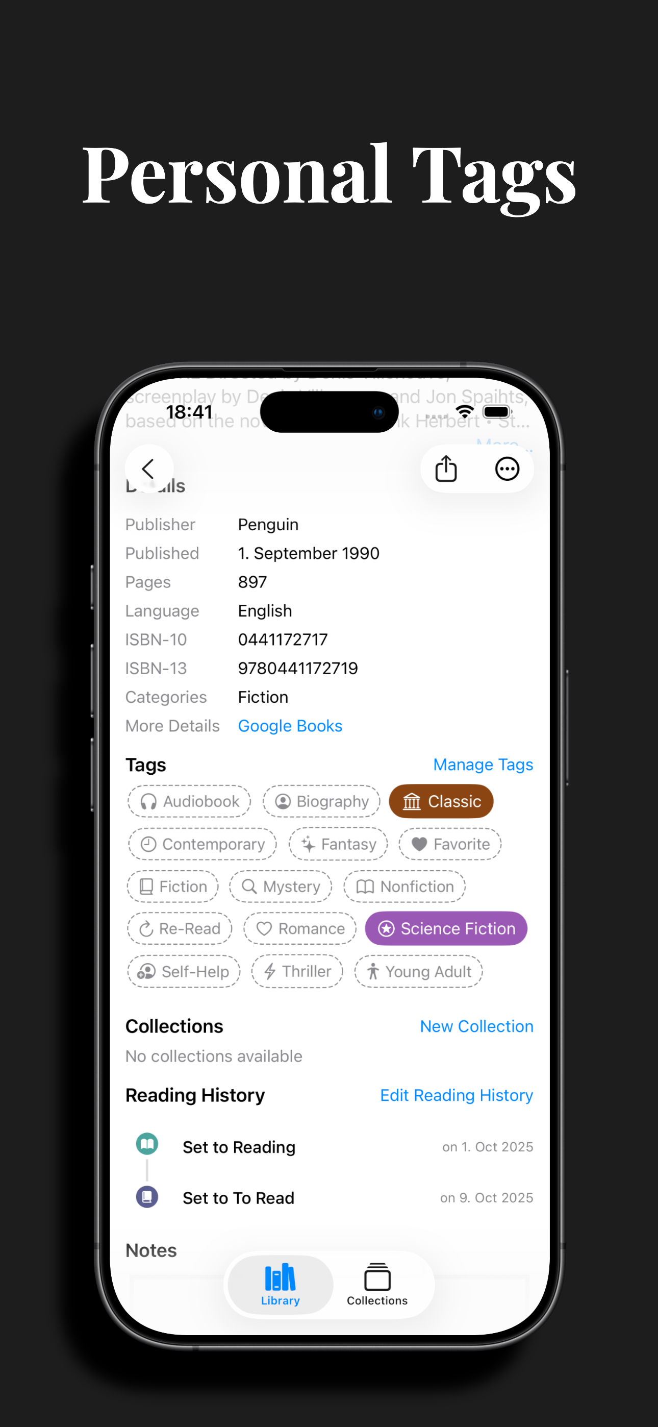 MiniLib: Book Tracker