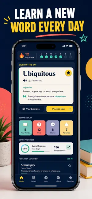Vocabulary Builder: Word Quiz screenshot 1