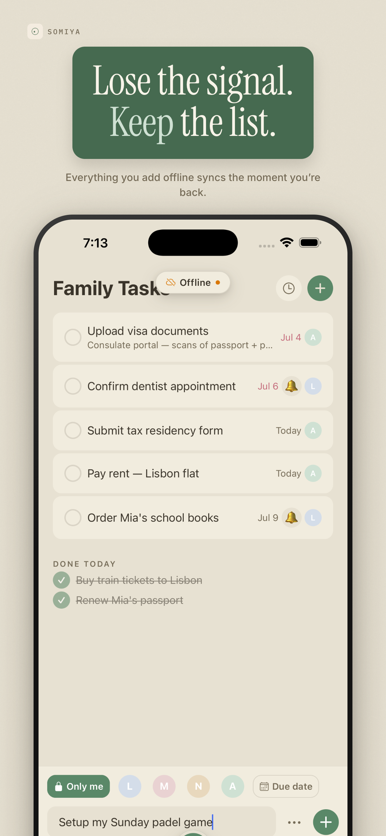 Somiya: Family Organizer screenshot 3