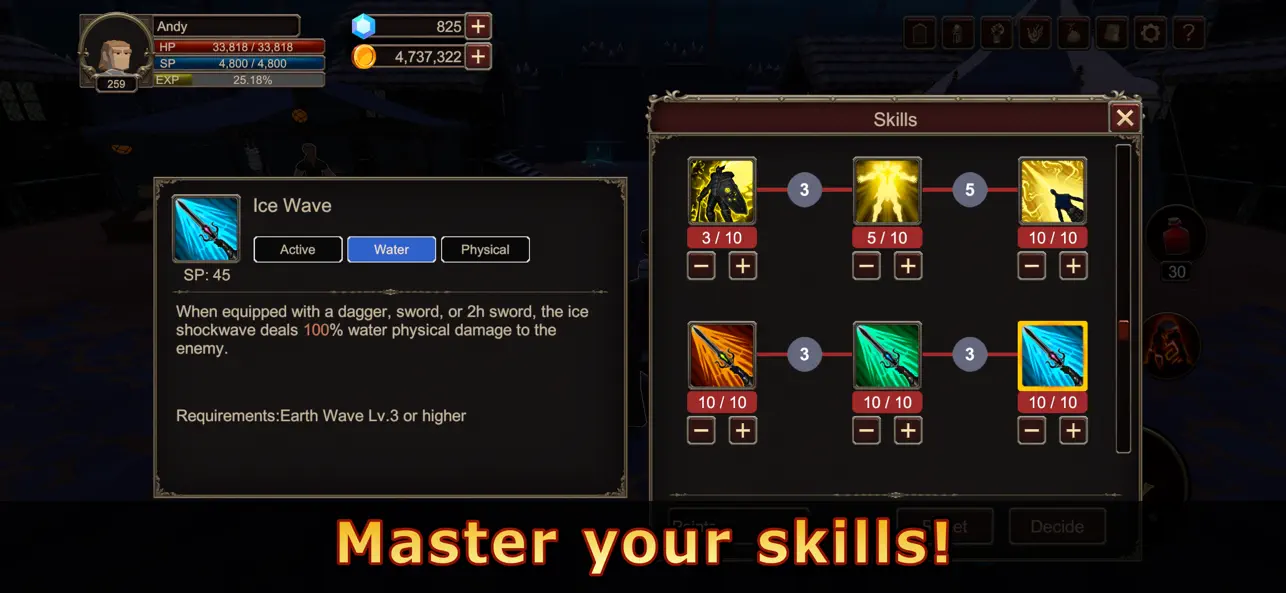 Dungeon's Call: Into the Abyss Hack screenshot 3 - game app interface