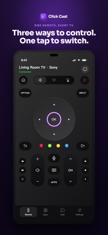 Click Cast: TV Remote Control Screenshot 1 of 6