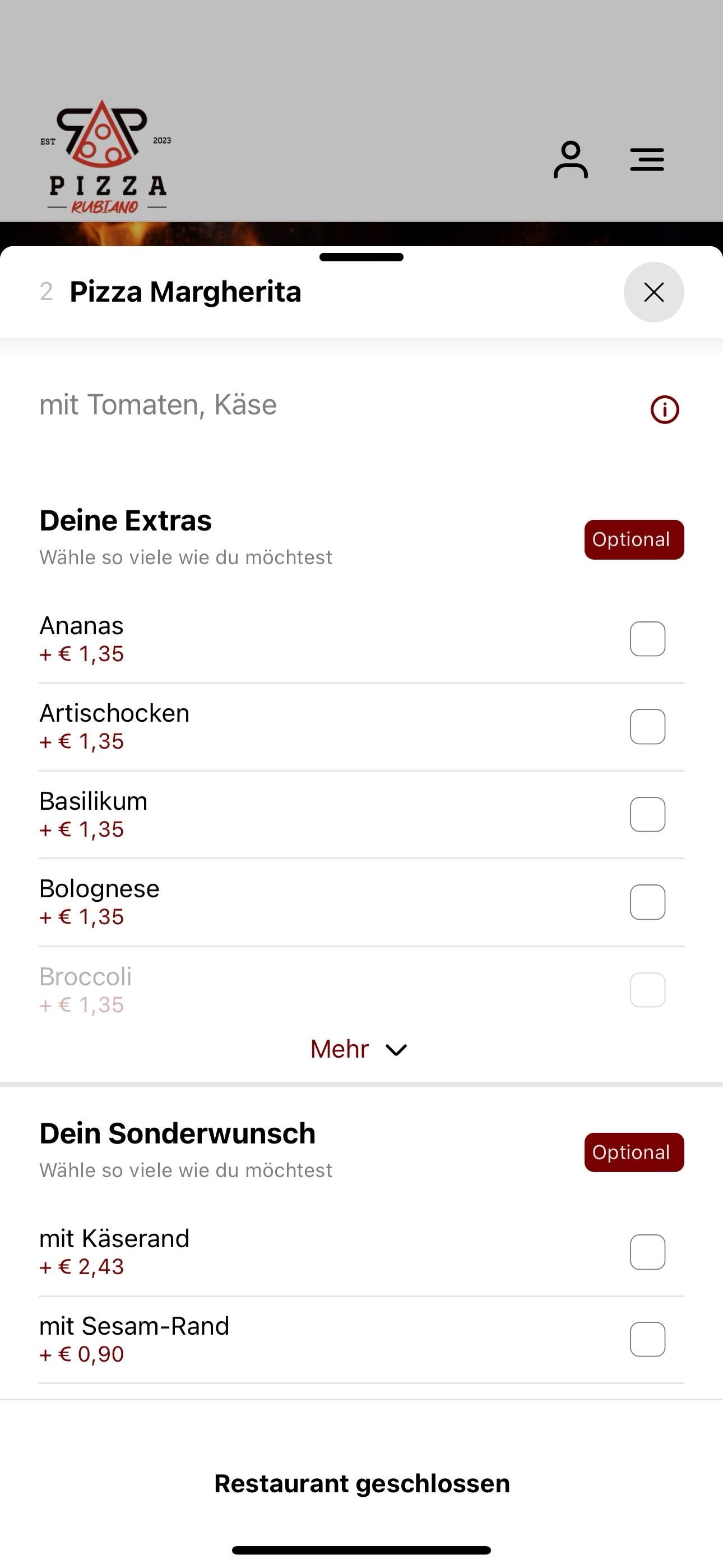 Pizzeria Rubiano Stockerau screenshot 4