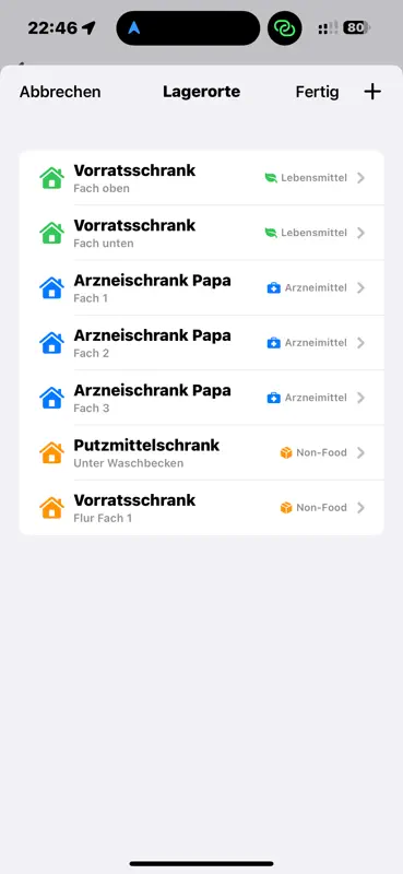 Lagerplatz 2.0 – Vorräte screenshot 6 of 10
