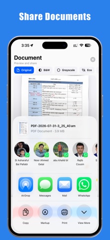 MyScanner: Scan PDF & QR Code iPhone screenshot