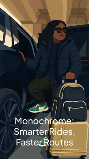 Monochrome - The Transport App screenshot 1