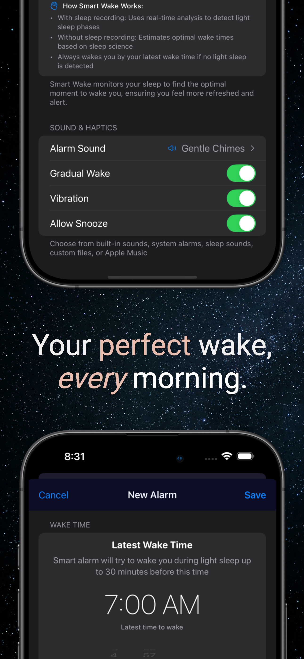 SleepTide: Tracker & Sounds screenshot 5