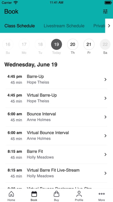B.YOU Fitness & Workouts Screenshot