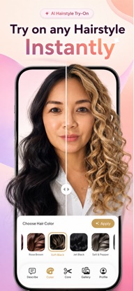 Hairstyle Try On - Hair AI Cut screenshot 1
