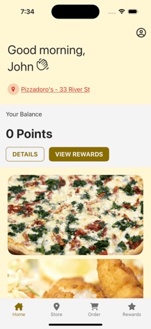 Pizzadoro's App Screenshot 1 of 4