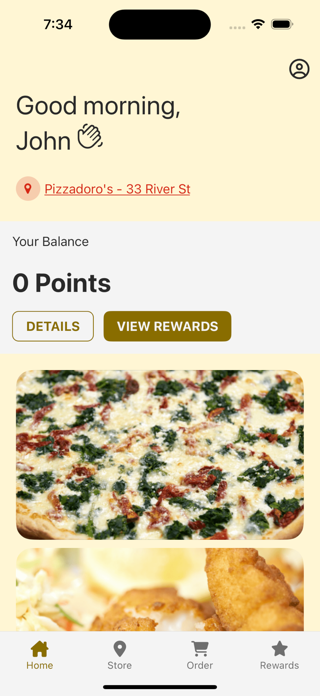 Pizzadoro's App Screenshot 1 of 4