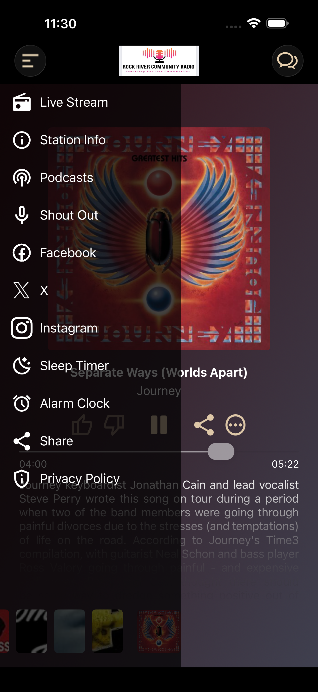 Rock River Community Radio screenshot 4