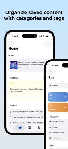 Stackbox - RSS Reader screenshot